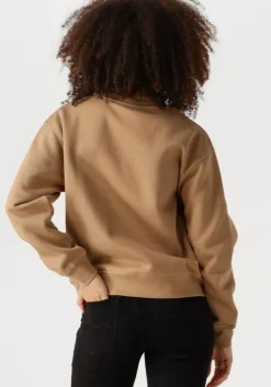 bruine tommy hilfiger sweater reg flag on chest swtshrt