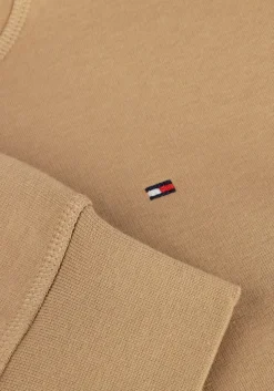 bruine tommy hilfiger sweater reg flag on chest swtshrt