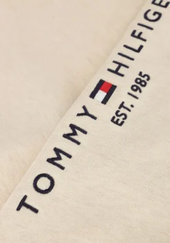 bruine tommy hilfiger trui u essential half zip sweatshirt