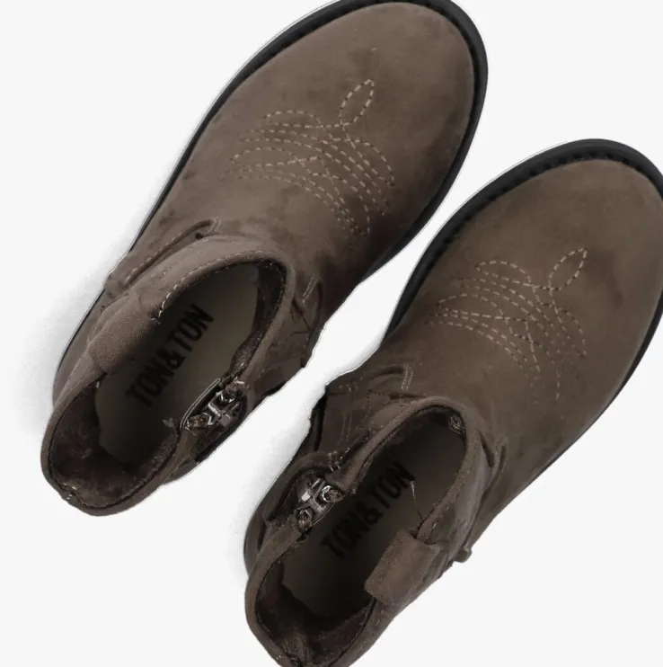 bruine ton & ton cowboylaarzen berfin