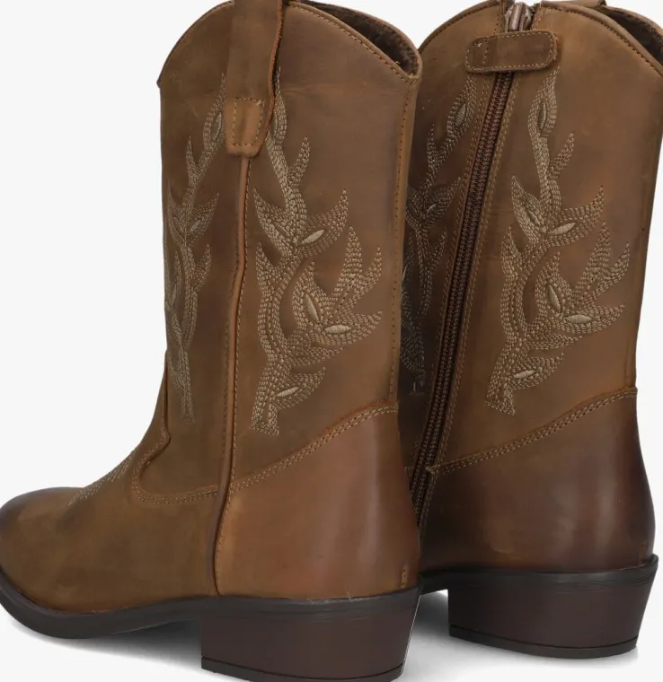 bruine ton & ton cowboylaarzen mayla