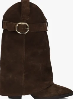 bruine toral hoge laarzen folk