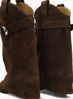 bruine toral hoge laarzen folk