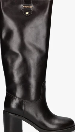 bruine twinset milano hoge laarzen 252tcp080