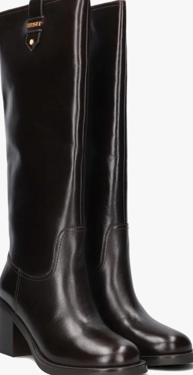 bruine twinset milano hoge laarzen 252tcp080