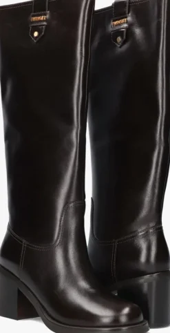 bruine twinset milano hoge laarzen 252tcp080