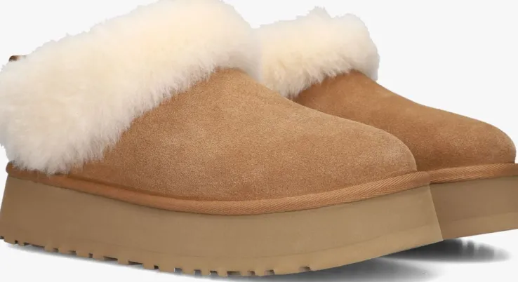 bruine ugg instappers w tazzelle