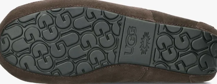 bruine ugg pantoffels ascot