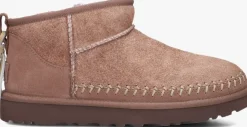 bruine ugg vachtlaarzen w classic ultra mini biarritz