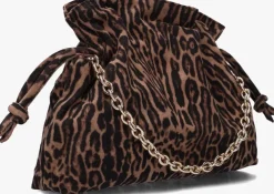 bruine unisa schoudertas zelora