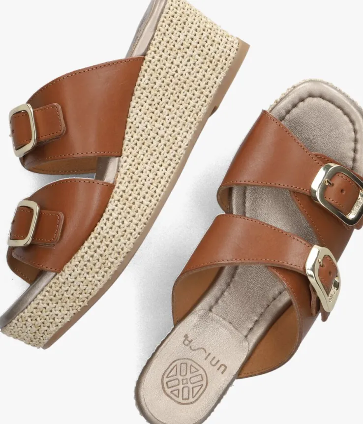 bruine unisa slippers kiomi