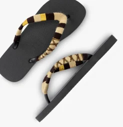 bruine uzurii teenslippers indiana bronze