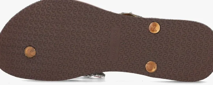 bruine uzurii teenslippers heart bronze