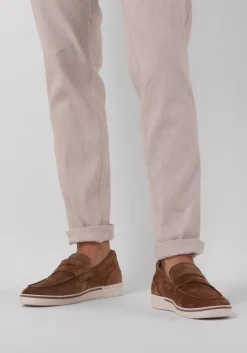 bruine van bommel loafers sbm-40041