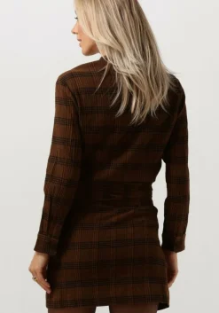 bruine vanessa bruno mini jurk blandine