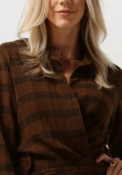 bruine vanessa bruno mini jurk blandine