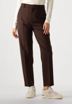 bruine vanilia pantalon decostitch jeans