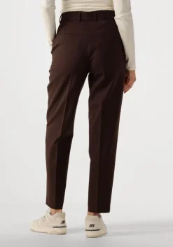 bruine vanilia pantalon decostitch jeans