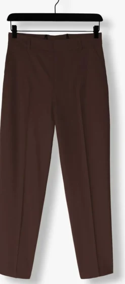 bruine vanilia pantalon decostitch jeans