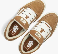bruine vans lage sneakers hylane dames