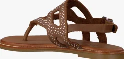 bruine verton platte sandalen s-10262