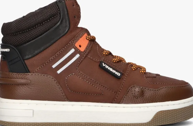 bruine vingino hoge sneakers brad mid