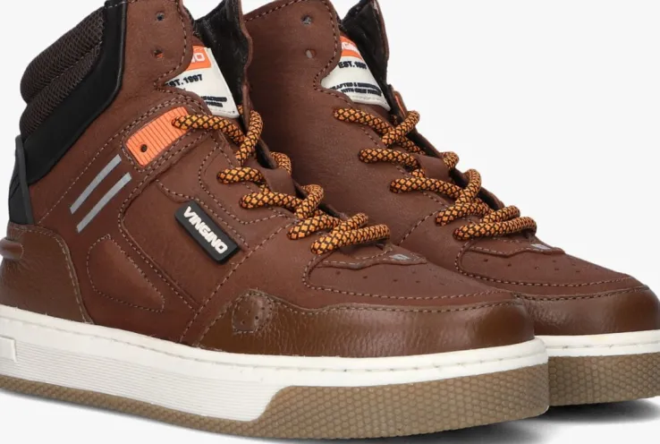 bruine vingino hoge sneakers brad mid