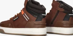 bruine vingino hoge sneakers brad mid