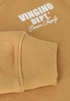 bruine vingino sweater basic-crew