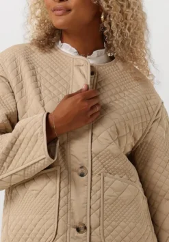 bruine y.a.s. gewatteerde jas yaslaurie ls padded jacket s.