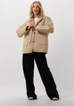 bruine y.a.s. gewatteerde jas yaslaurie ls padded jacket s.