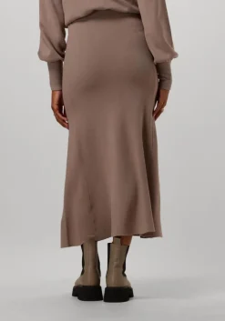 bruine y.a.s. maxirok yasfonny hw ankle knit skirt