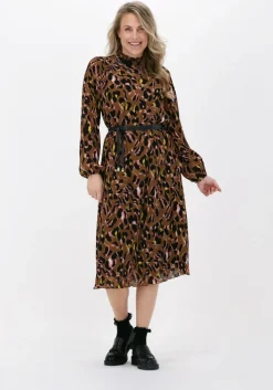 bruine y.a.s. midi jurk yaspippa ls midi dress s.