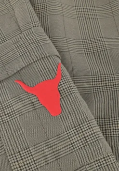 camel alix mini cargobroeken check cargo pants