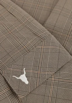 camel alix the label cargobroeken ladies woven check cargo pants