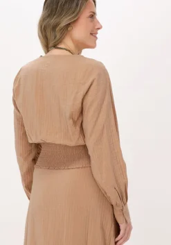 camel another label blouses faded sand