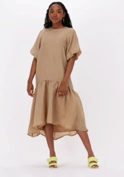 camel bruuns bazaar midi jurk zara luca dress
