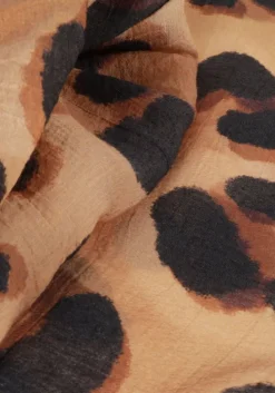 camel by-bar mini jurk arya cheeta dress