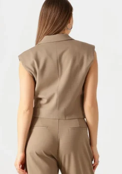 camel copenhagen muse gilet cmtailor-short waiscoat