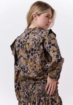 camel fabienne chapot blouses bibi tess long sleeve blouse