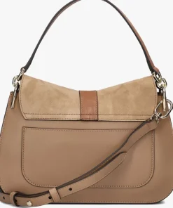 camel furla schoudertas flow m top handle
