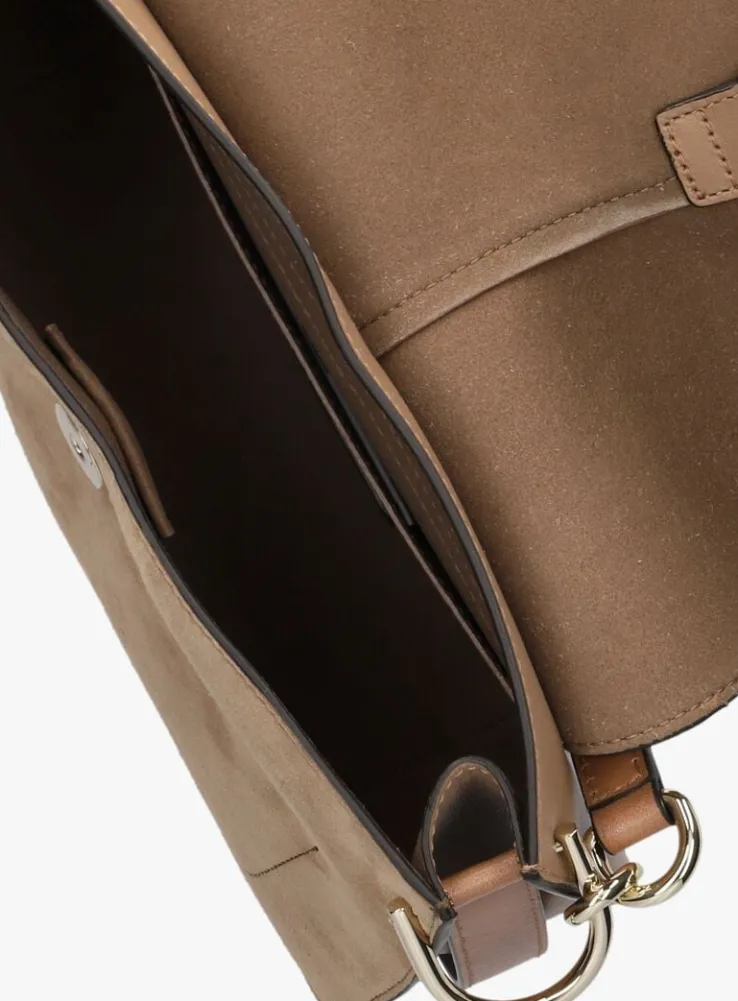 camel furla schoudertas flow m top handle