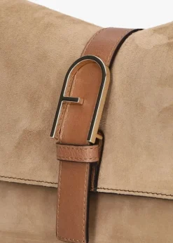 camel furla schoudertas flow m top handle