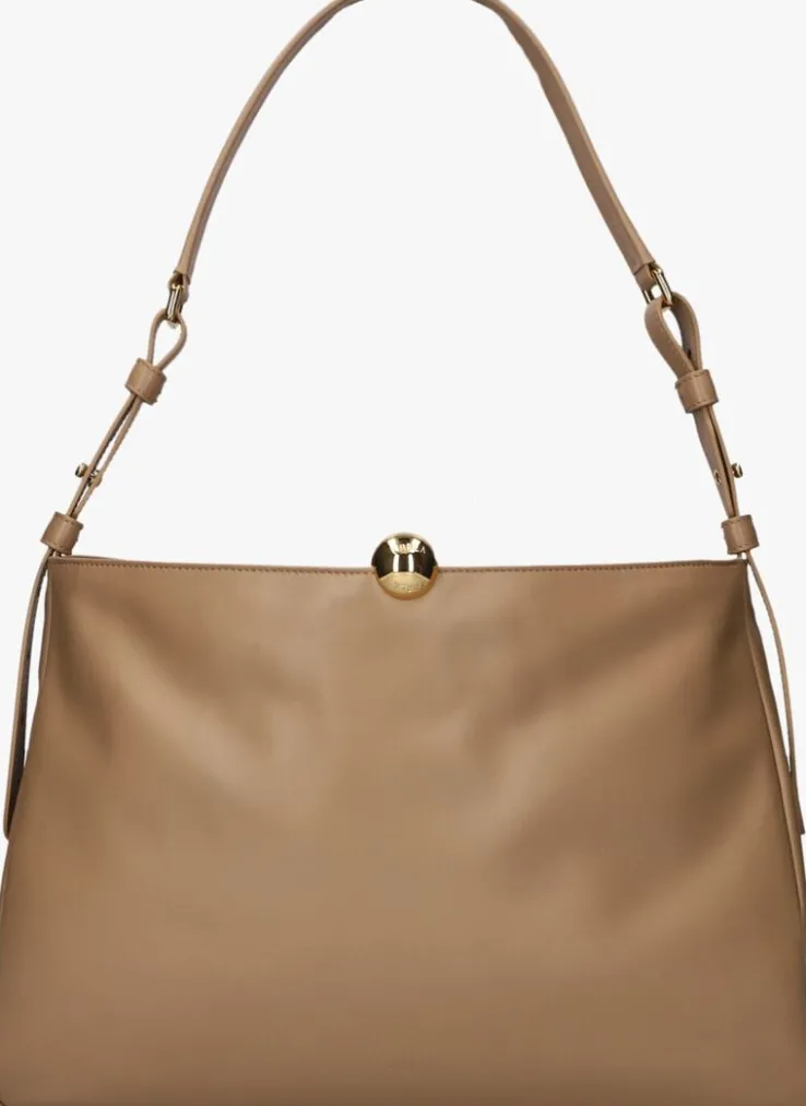 camel furla schoudertas sfera soft l shoulder bag
