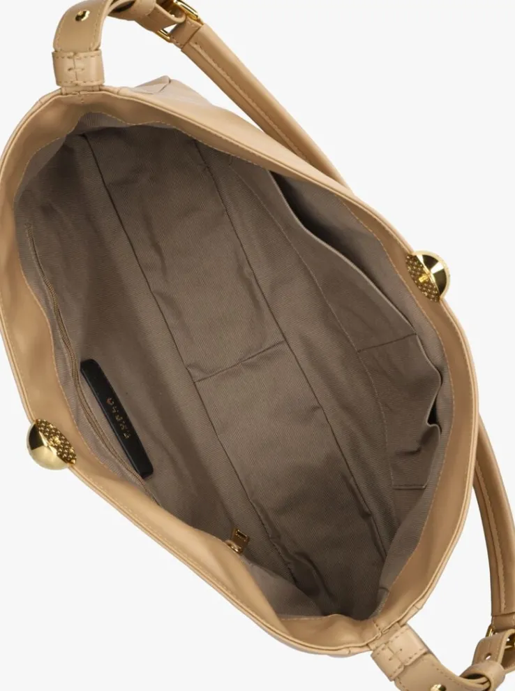 camel furla schoudertas sfera soft l shoulder bag