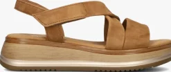 camel gabor platte sandalen 746