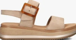 camel gabor platte sandalen 744.4