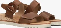 camel gabor platte sandalen 752