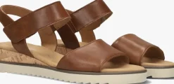camel gabor sandalen met hak 750.2
