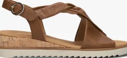 camel gabor sandalen met hak 751.1